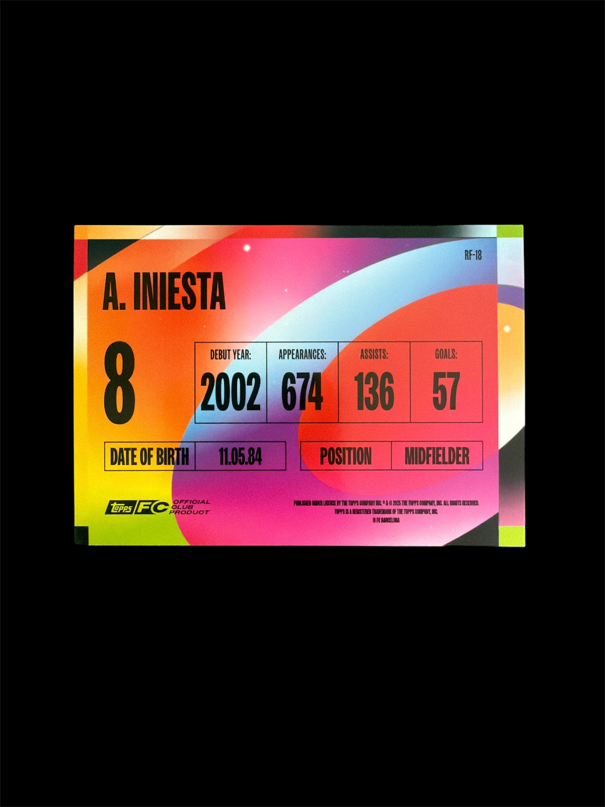 Andres Iniesta Rainbow Flick SP