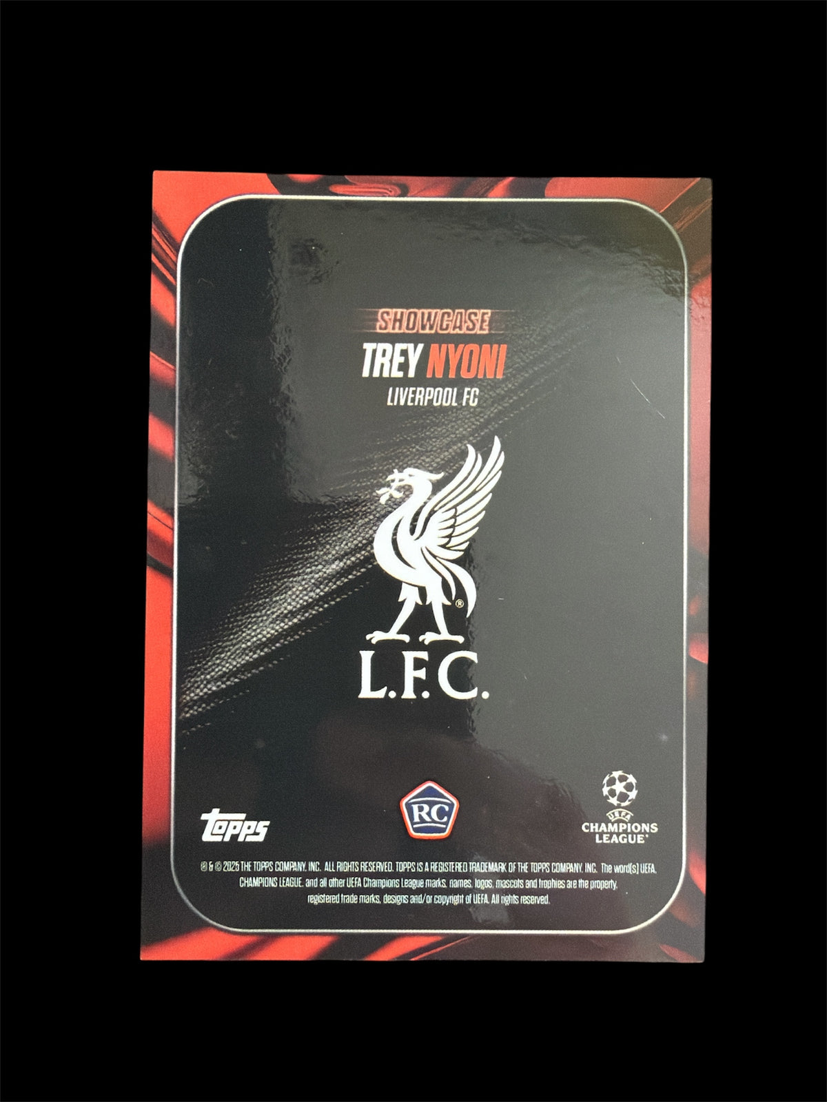 Trey Nyoni RC /5 Topps Showtime UCL 2025