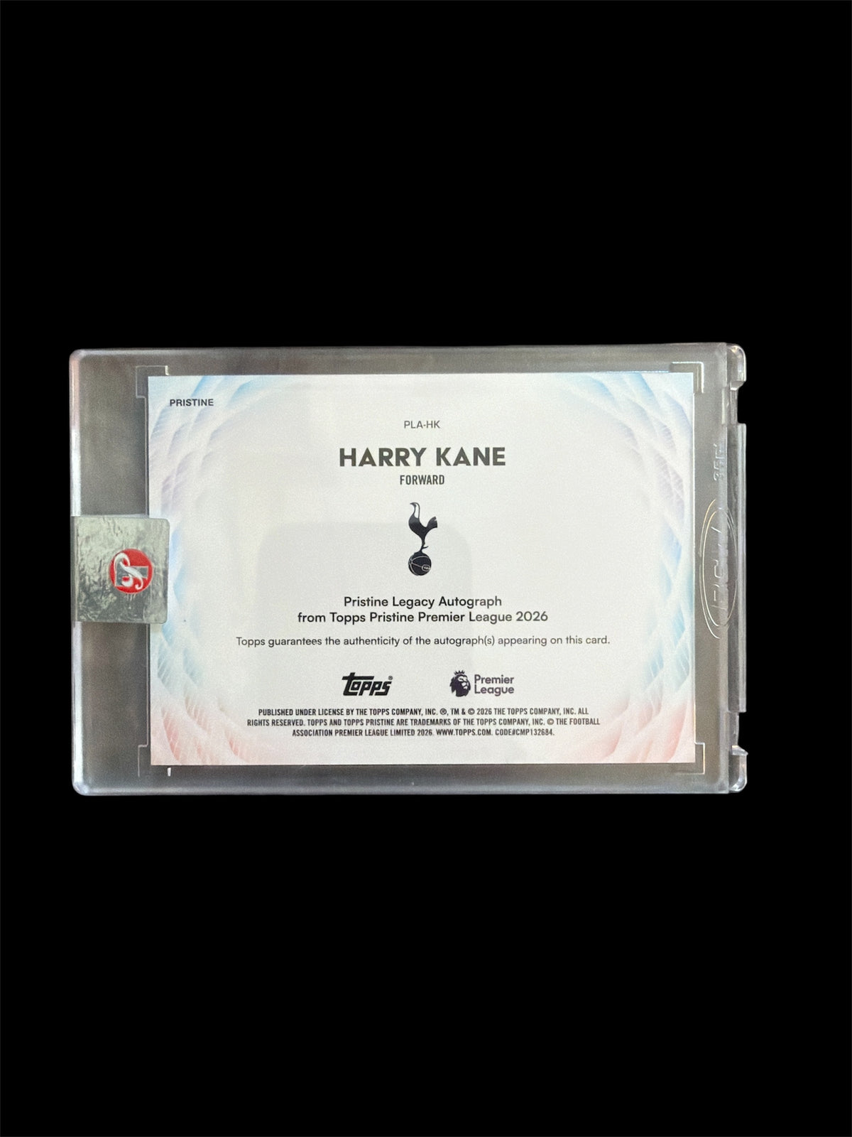 Harry Kane On Card Auto /50 Topps Pristine BPL 2026