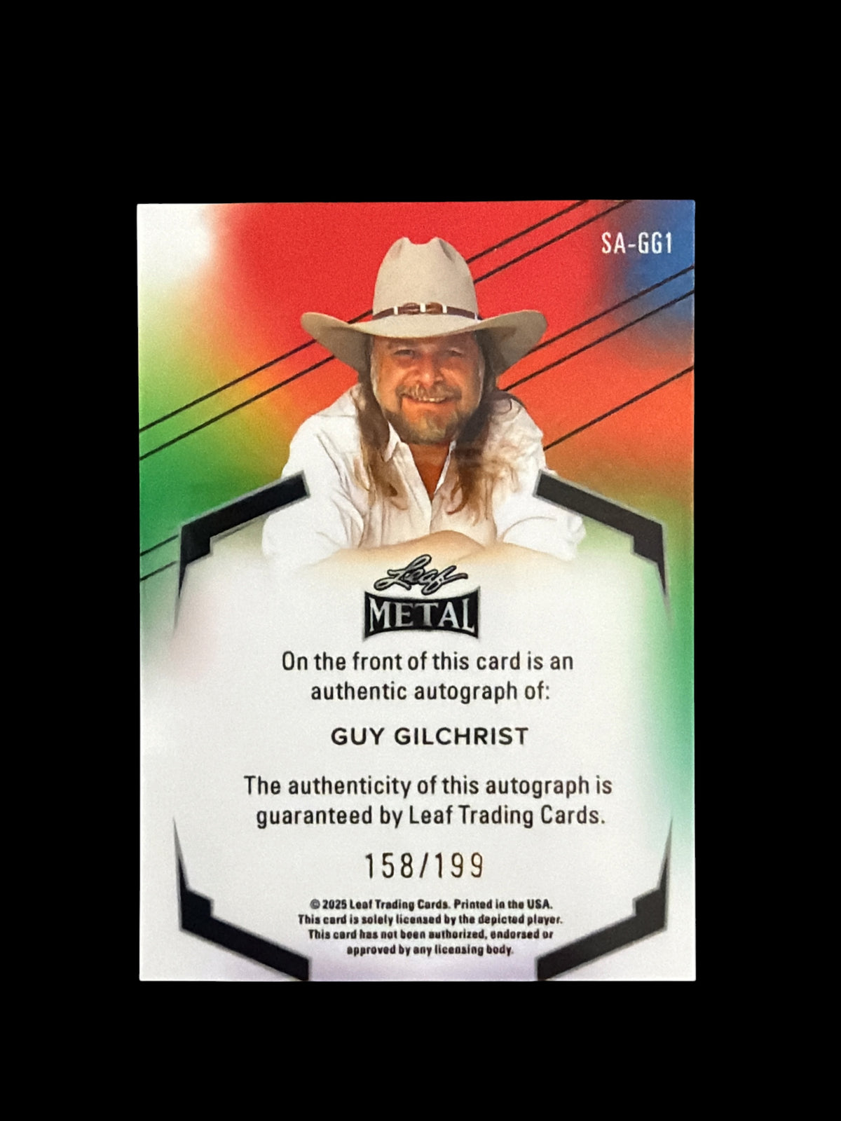 Guy Gilchrist Auto Inscriptions /199 Leaf Metal 2025