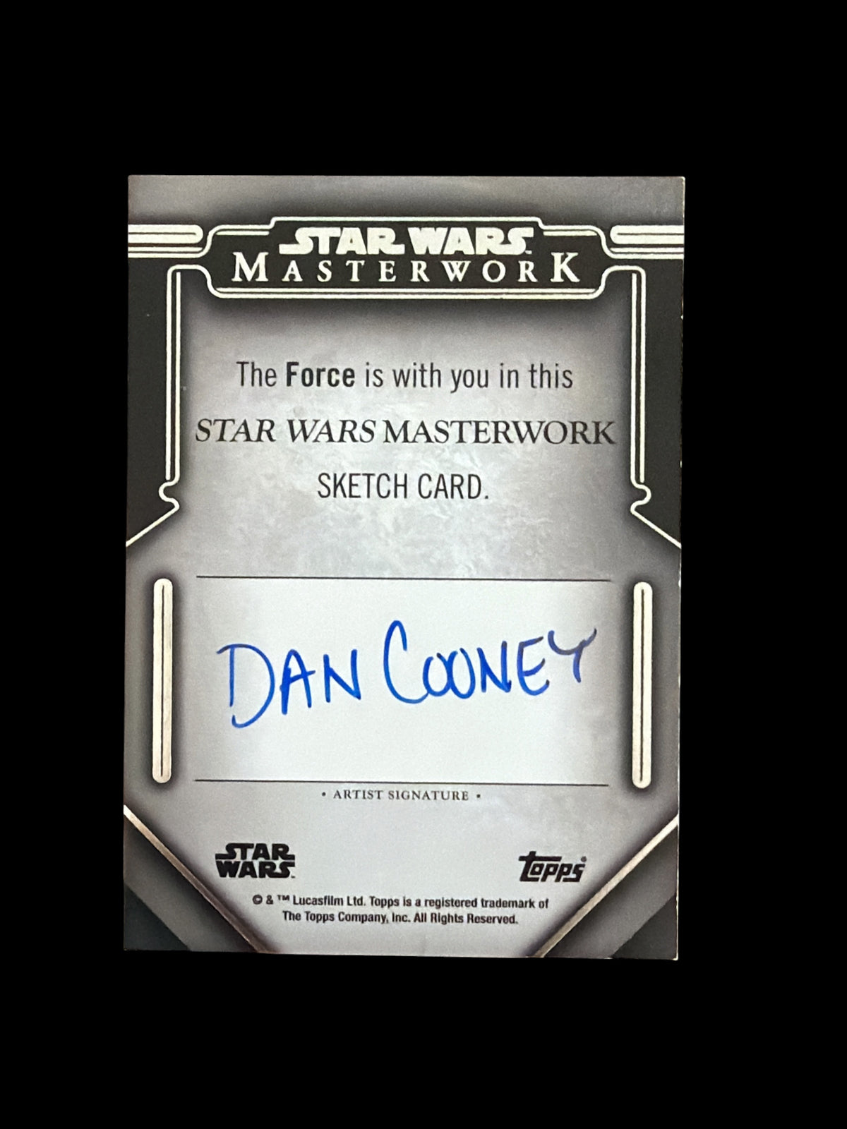 General Veers Sketch Card Star Wars Masterwork