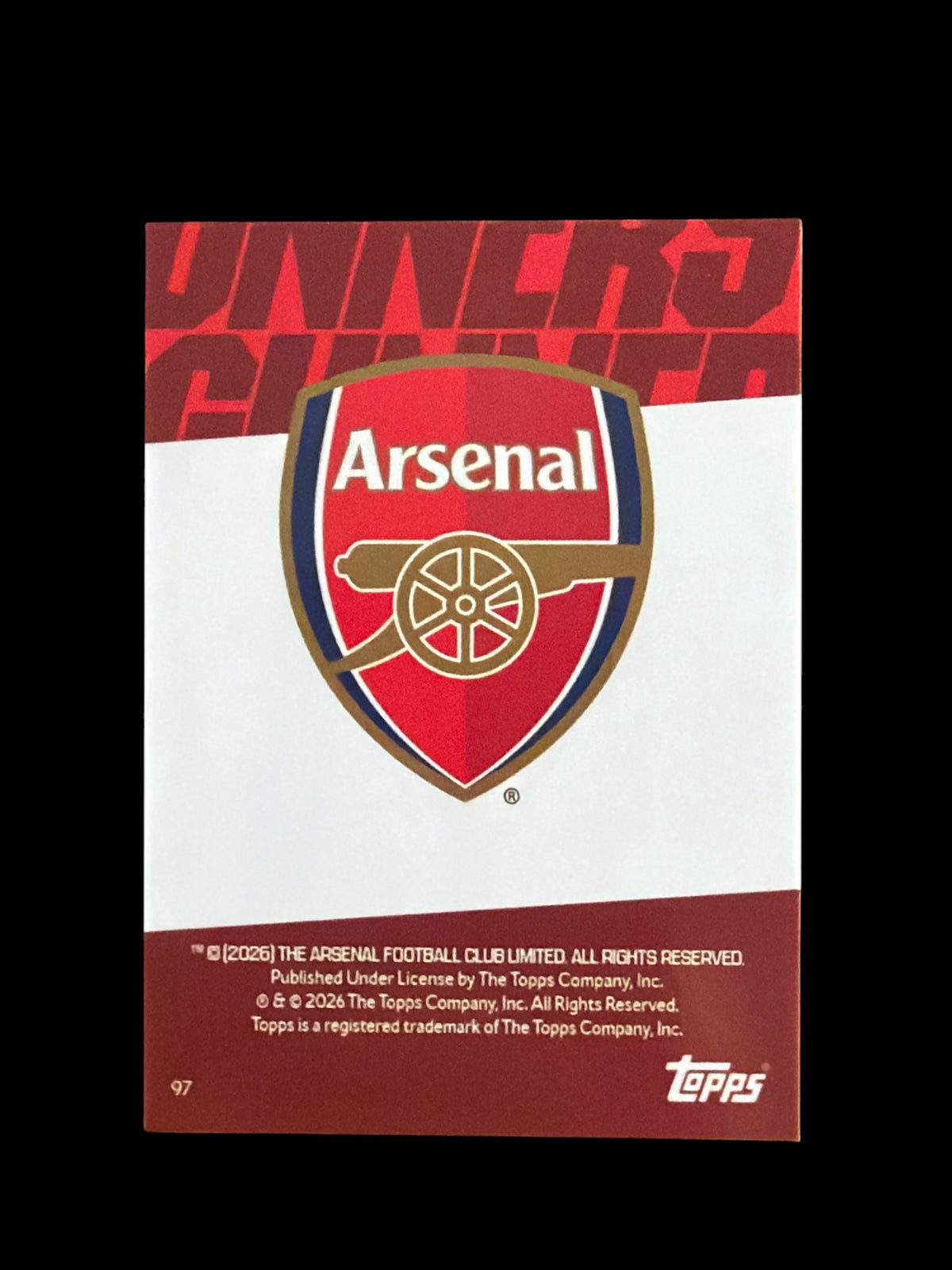 Thierry Henry /25 Gunners Topps Chrome Arsenal London 2026