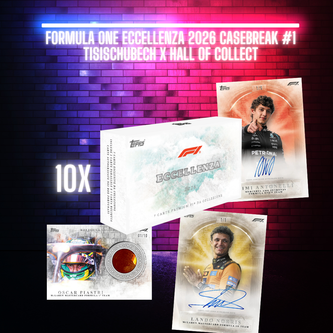 Formula One Eccellenza 2026 Casebreak #1 TISISCHUBECH x Hall of Collect