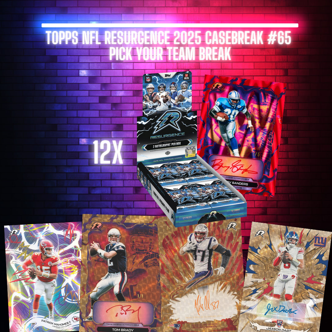 Topps NFL Resurgence 2025 Casebreak #65 Pick Your Team Break