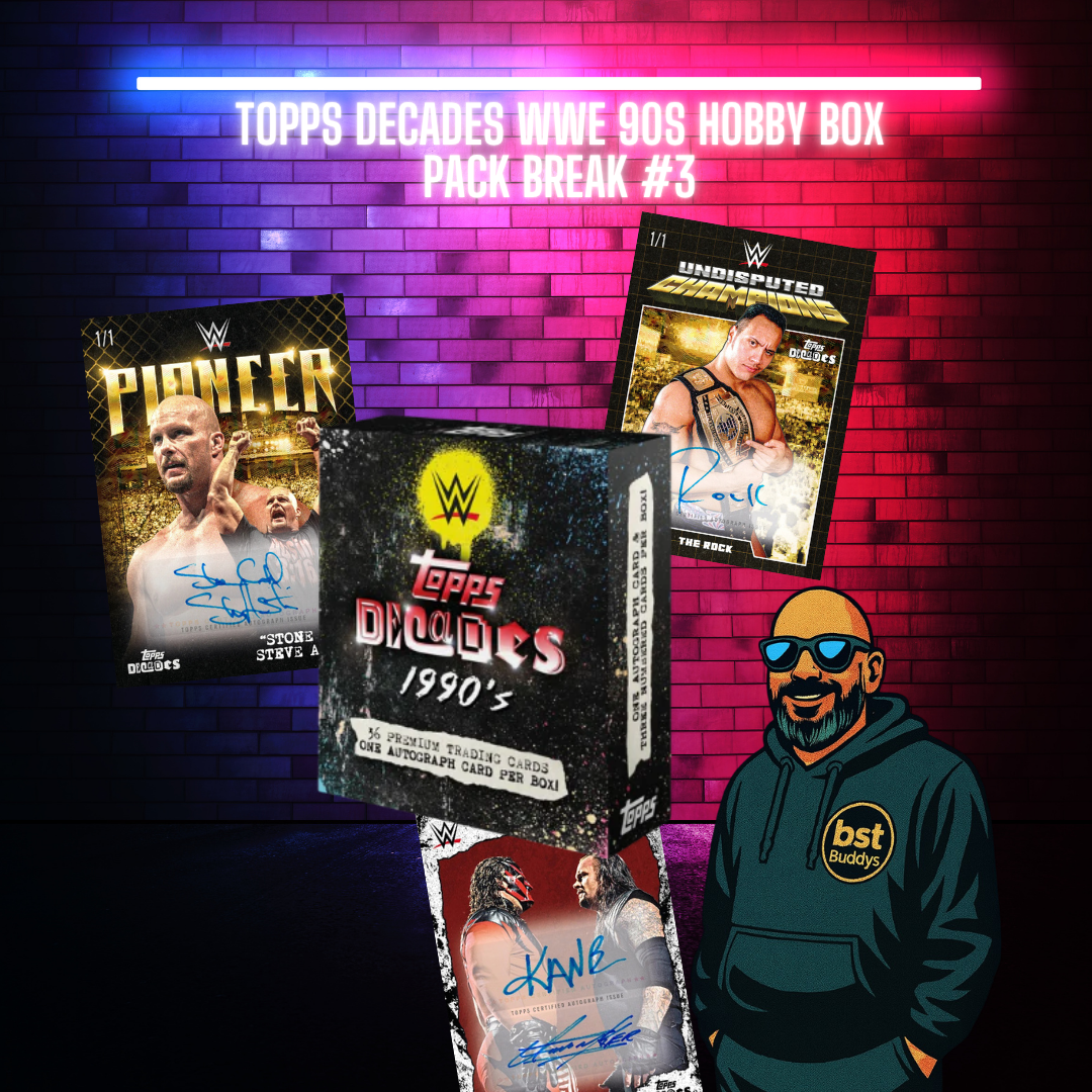 Topps Decades WWE 90s Hobby Box Pack Break #3