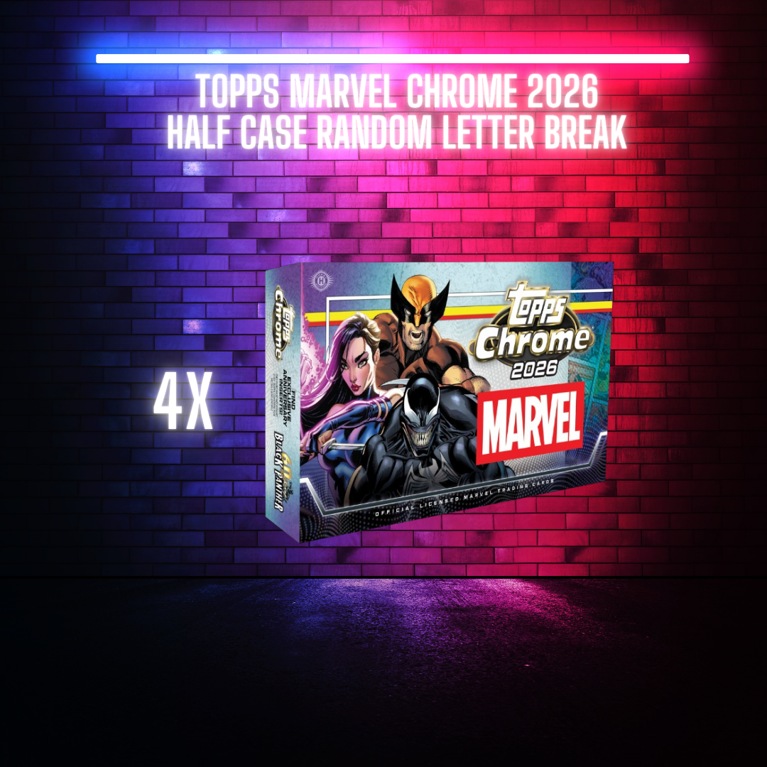 Topps Marvel Chrome 2026 Half Case Random Letter Break