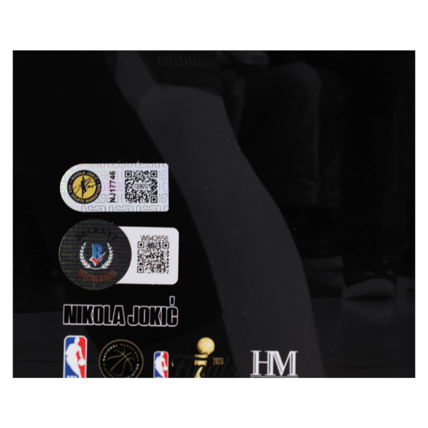 🏀 Nikola Jokić Signiertes Foto – 40 x 50 cm – inkl. Beckett COA 🏀