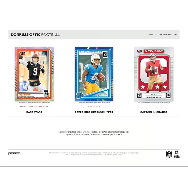 Panini Donruss Optic NFL Fat Pack 2025 (Football) (Einzelpack)