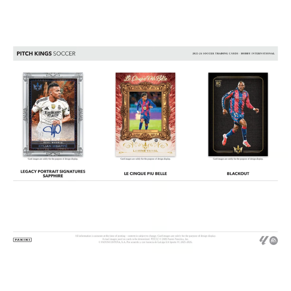 Panini Pitch Kings La Liga Fußball Hobby International Box 2025/2026