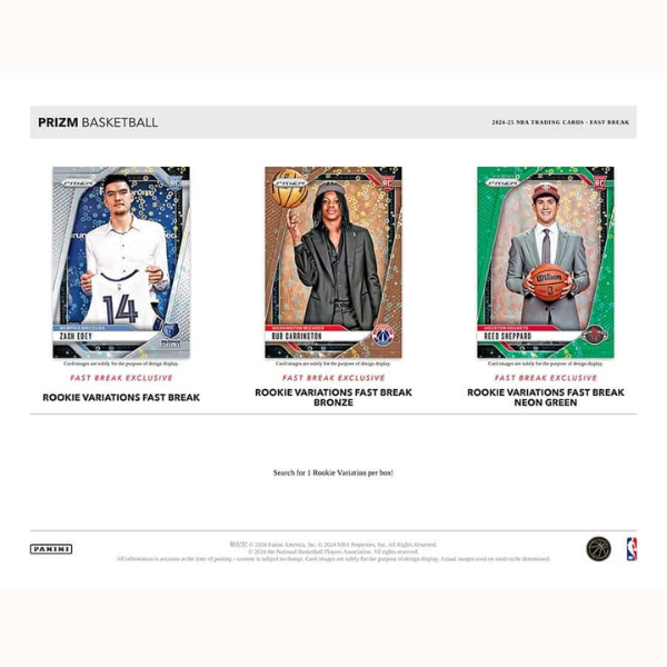 Coffret Hobby Basketball Panini Prizm Fast Break NBA 2024/2025