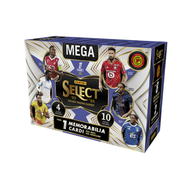 Panini Select Ligue 1 Fußball International Mega Box 2025/2026 (Fussball)