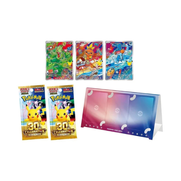 Pokémon – 30th Celebration Card Set Hoenn: Geckarbor, Flemmli & Hydropi – Japanisch