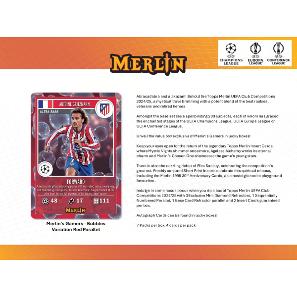 Topps Merlin Blaster Box 2024/2025 (Fussball)