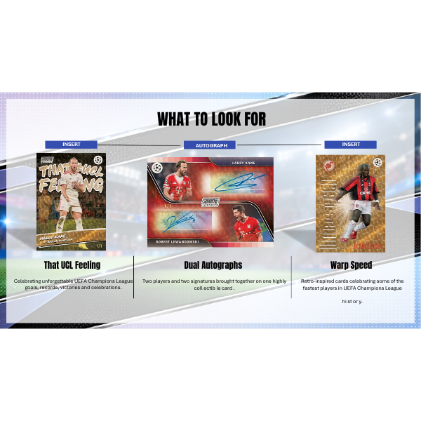 Topps Stadium Club Chrome UCL Soccer Value Box (Fussball) 2025/2026
