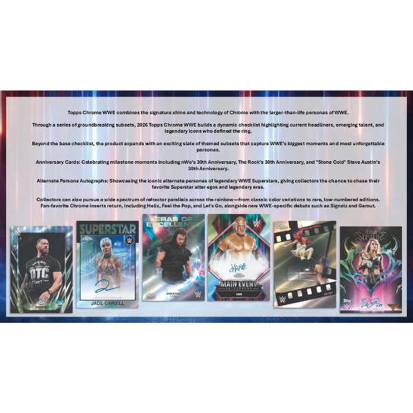 Topps WWE Chrome Mega Box 2026