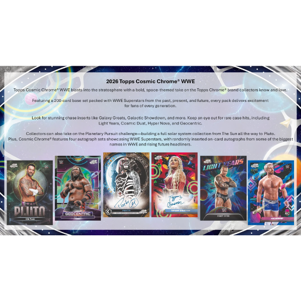 Topps WWE Cosmic Chrome Hobby Box 2026