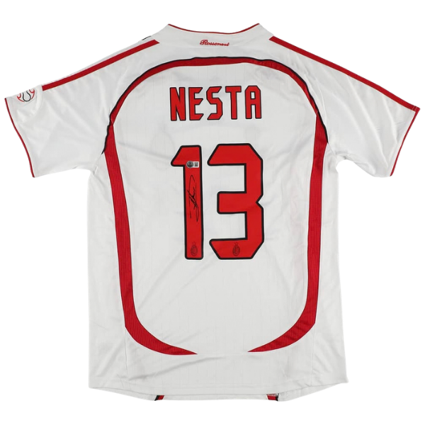 Alessandro Nesta Signed AC Milan Jersey - Beckett