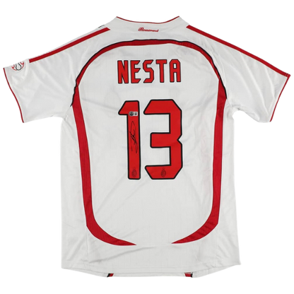 Alessandro Nesta Signed AC Milan Jersey - Beckett