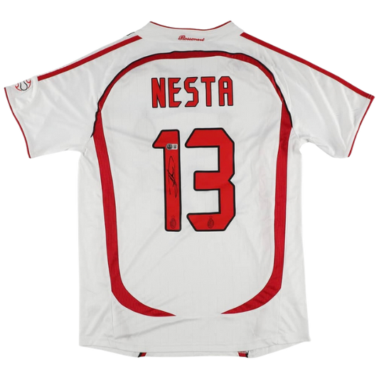Alessandro Nesta Signed AC Milan Jersey - Beckett