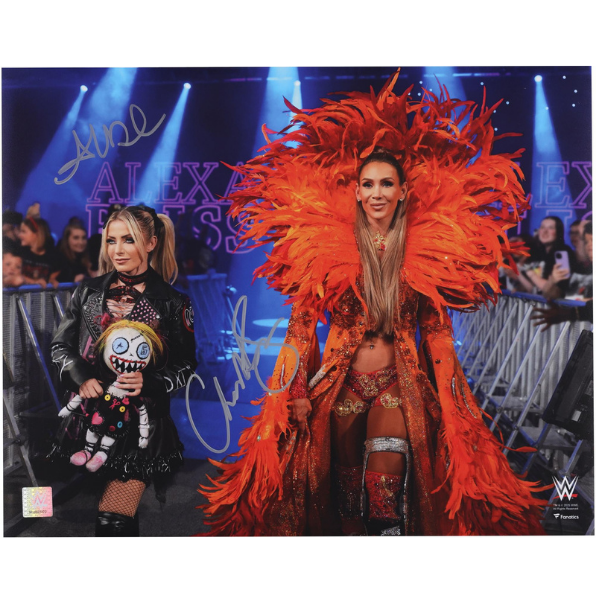 Alexa Bliss & Charlotte Flair WWE Autographed 16" x 20" Dual Photograph