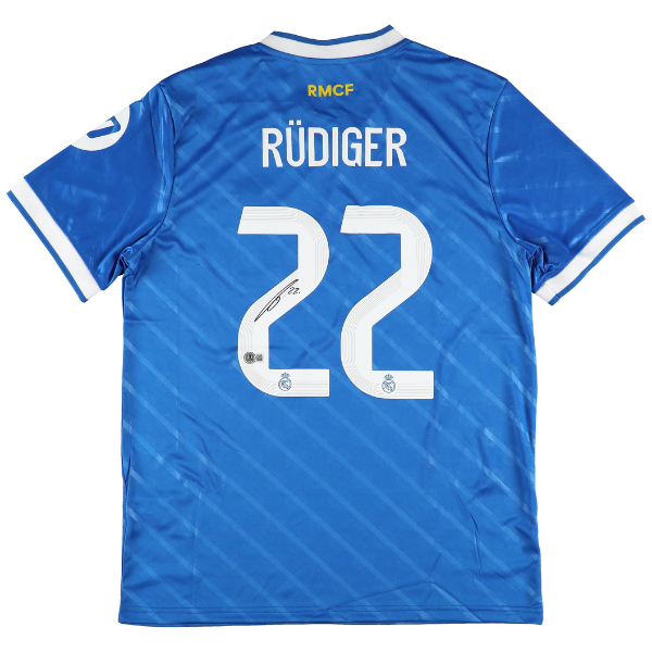⚽ Antonio Rüdiger Signiertes Real Madrid Trikot – inkl. Beckett COA ⚽