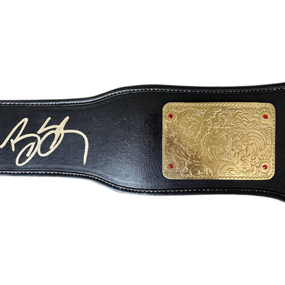 Bill Goldberg – Signierter & Inschrift: "Who's Next!" – World Heavyweight Champion Gürtel – PSA/DNA COA – WWE/WCW Legende!