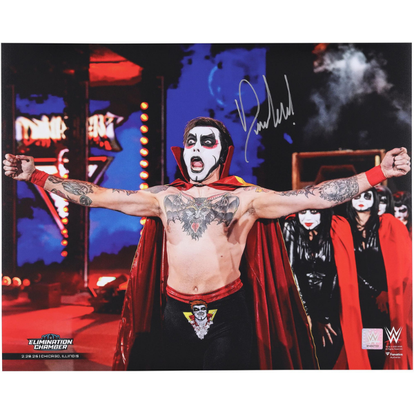 Danhausen WWE Autographed 16" x 20" Elimination Chamber Debut Photograp
