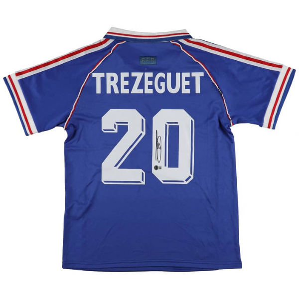 David Trezeguet Signed France National Team Jersey - Beckett