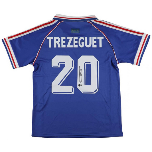 David Trezeguet Signed France National Team Jersey - Beckett