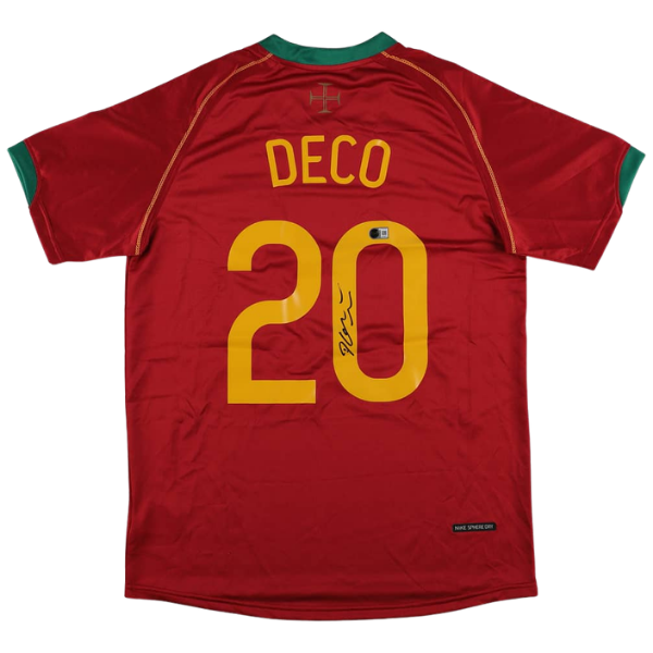 Deco Signed Portugal Jersey - Beckett