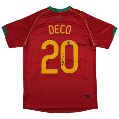 Deco Signed Portugal Jersey - Beckett