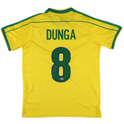Dunga Signed Brazil National Team Jersey - Beckett