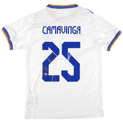 ⚽ Eduardo Camavinga Signiertes Real Madrid Trikot – inkl. Beckett COA ⚽