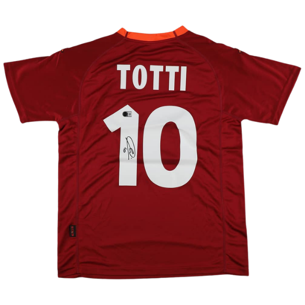 Francesco Totti Signed AS Roma Jersey - Beckett