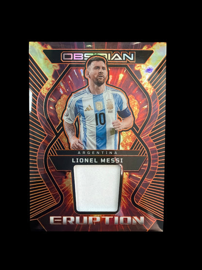 Lionel Messi Eruption Relic Panini Obsidian Soccer 2023-24