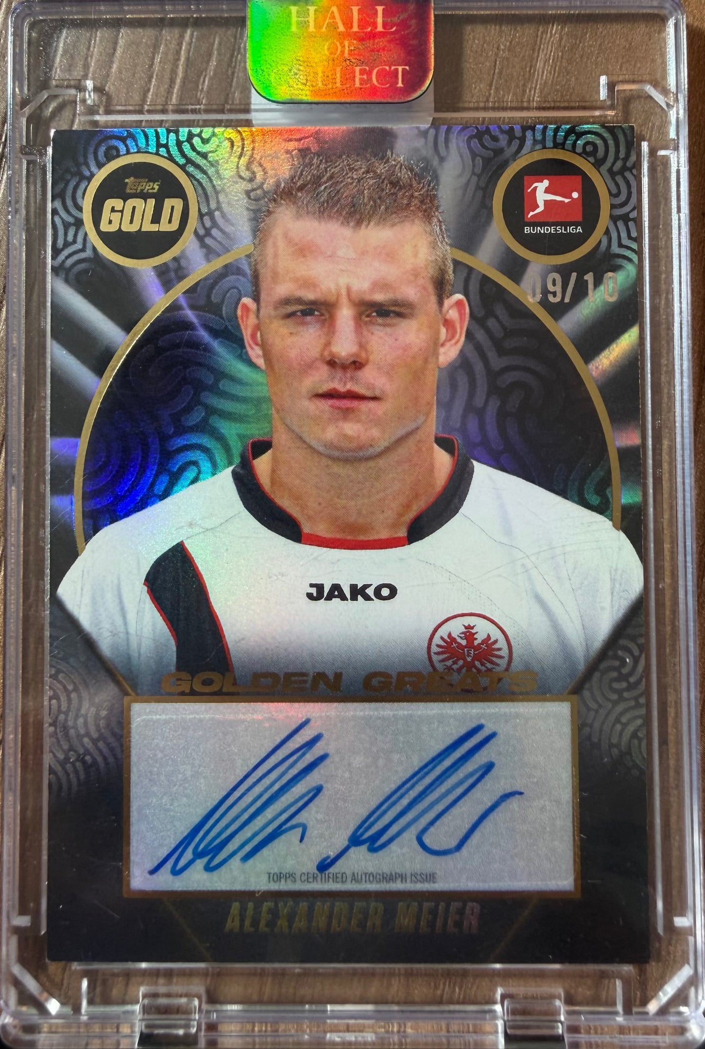 Alexander Meier Auto /10 Topps Gold Bundesliga 2026