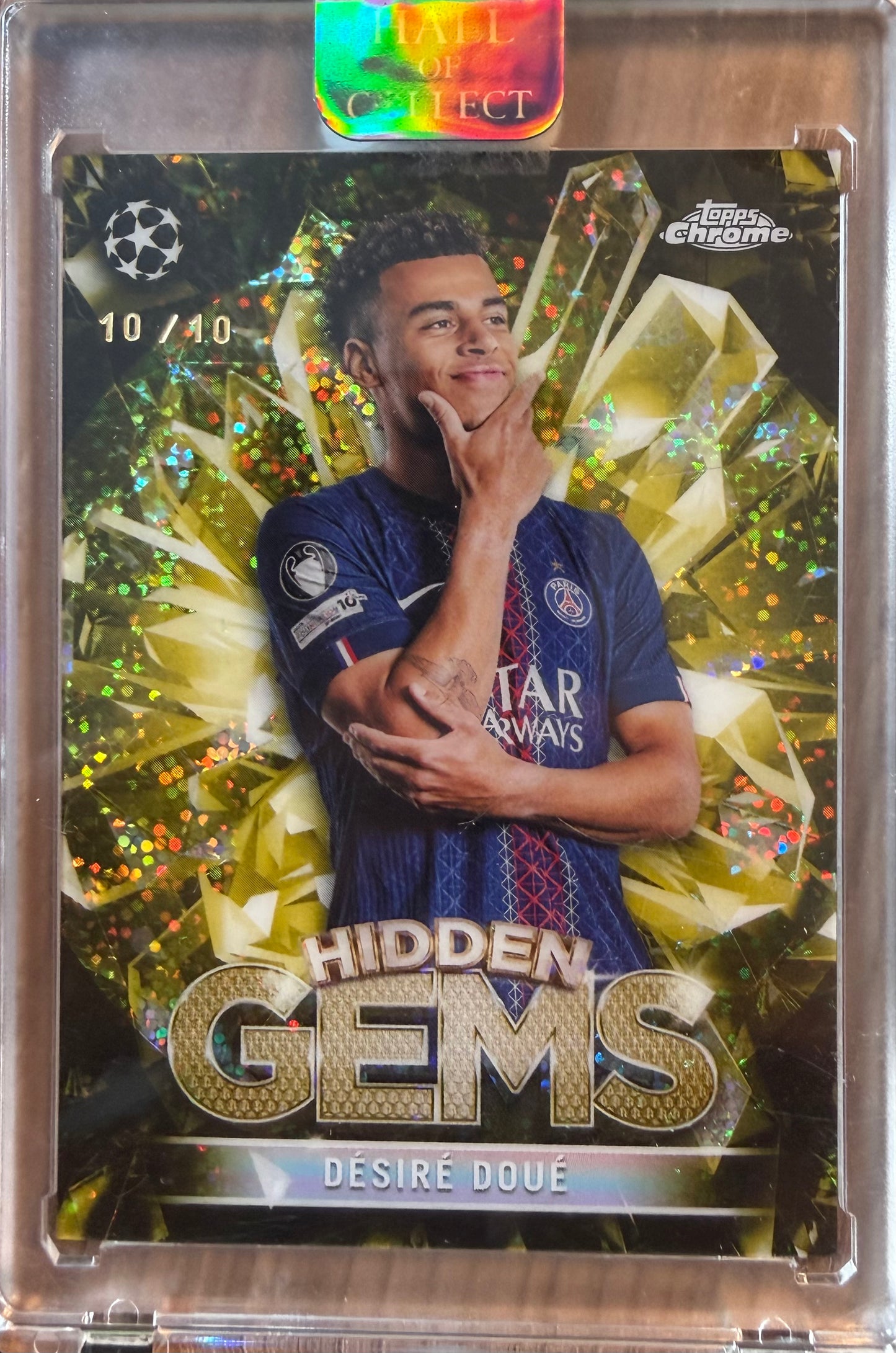 Désiré Doué Hidden Gems /10 Topps Chrome UCC 2026