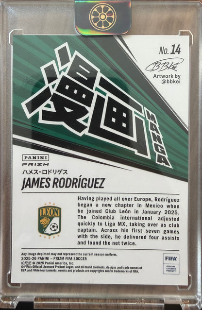 James Rodriguez Manga SP Panini Prizm FIFA Soccer 2025-26