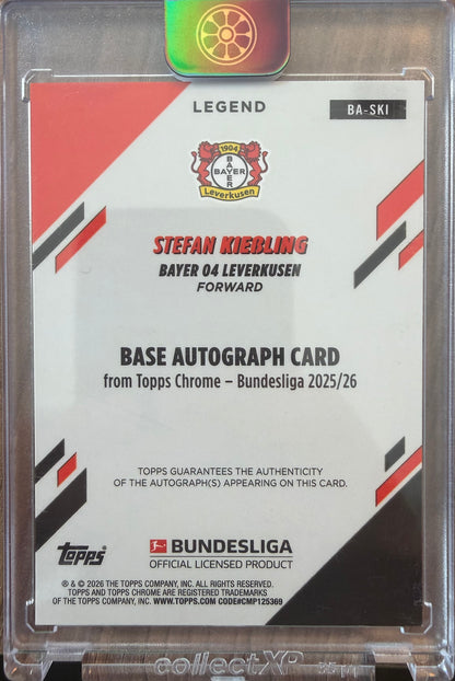 Stefan Kießling Frozen Fractor /5 Topps Chrome Bundesliga 2025/26
