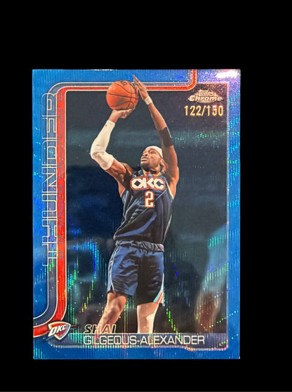 Shai Gilgeous-Alexander /150 Topps Chrome NBA 2026