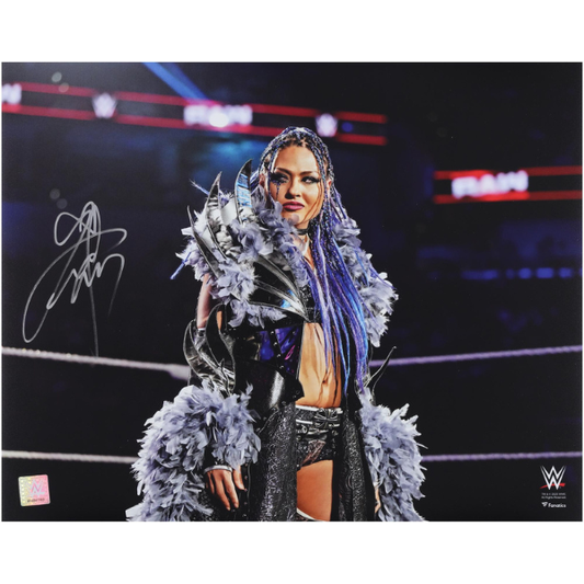Giulia WWE Autographed 16" x 20" RAW In-Ring Entrance Photograph
