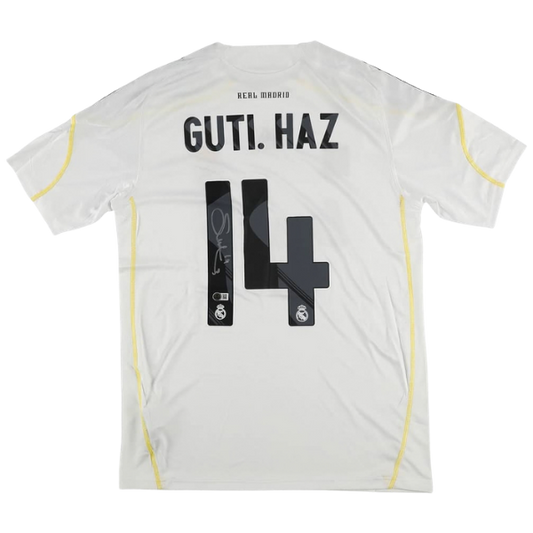 Guti Hernández Signed Real Madrid Jersey – Beckett