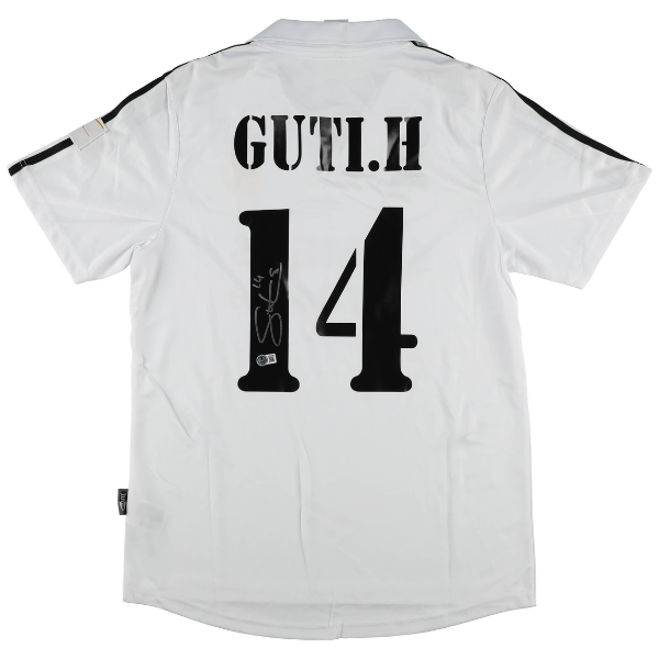 ⚽ Guti Hernández Signiertes Real Madrid 100 Jahre Sondertrikot – inkl. Beckett COA ⚽