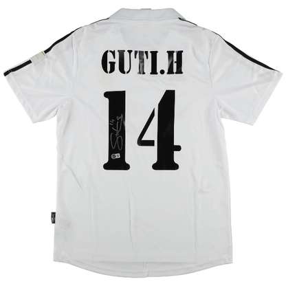 ⚽ Guti Hernández Signiertes Real Madrid 100 Jahre Sondertrikot – inkl. Beckett COA ⚽
