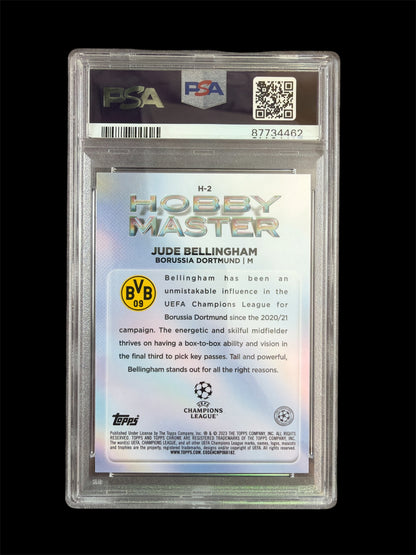 Jude Bellingham Hobby Master PSA 10 Topps Chrome UCC 2022-23