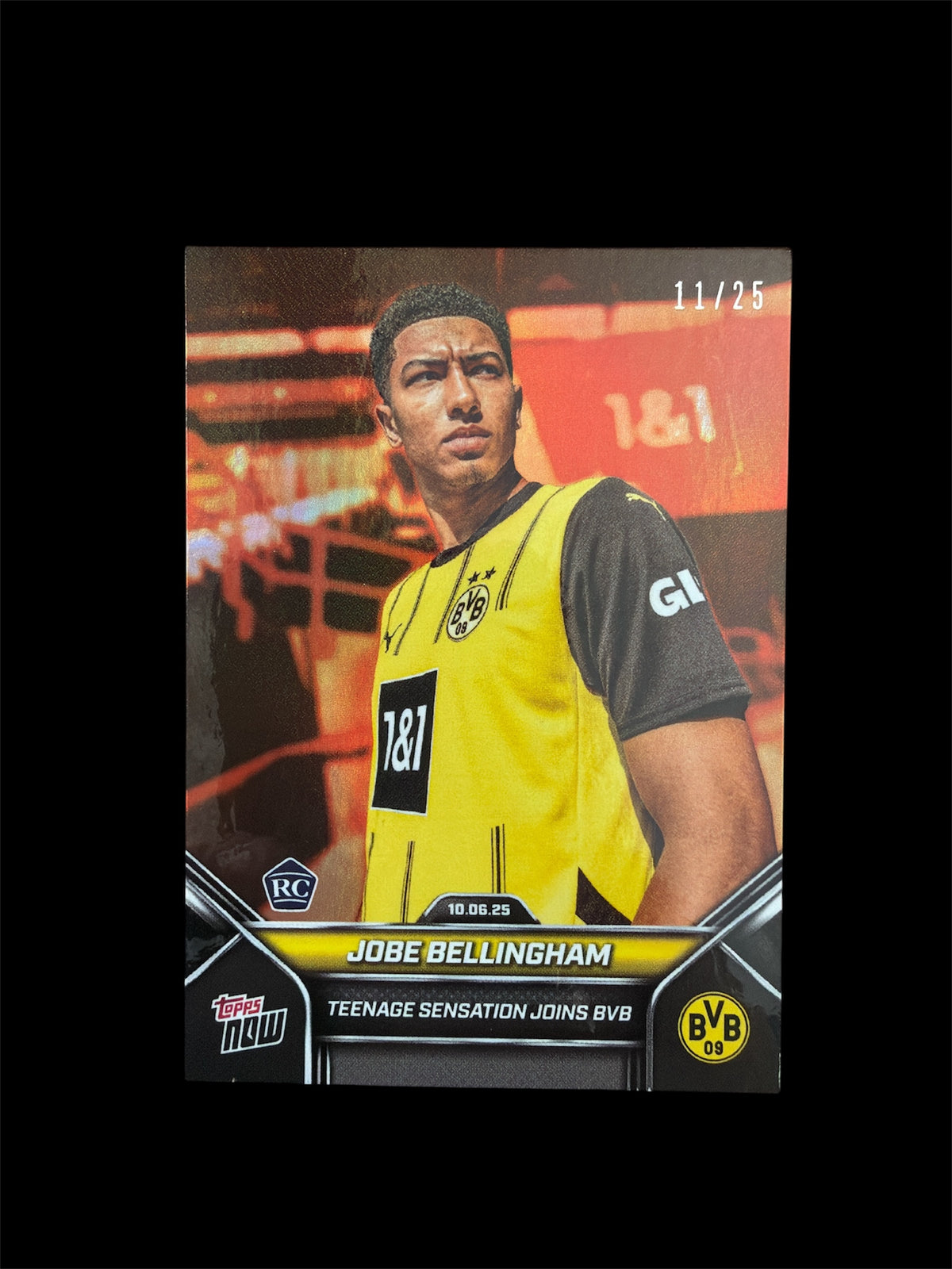 Jobe Bellingham RC /25 Teenage Sensation joins BVB Topps now