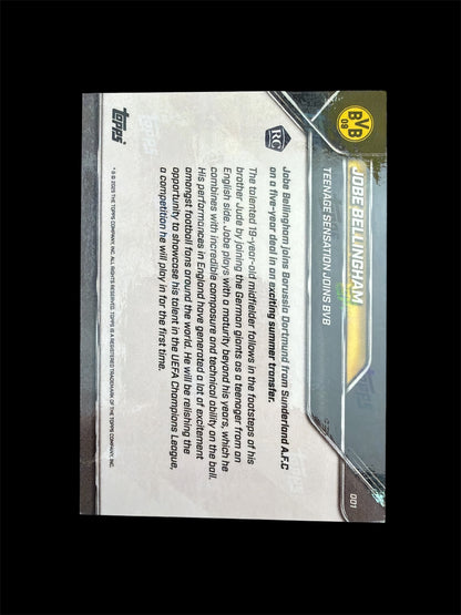 Jobe Bellingham RC /25 Teenage Sensation joins BVB Topps now