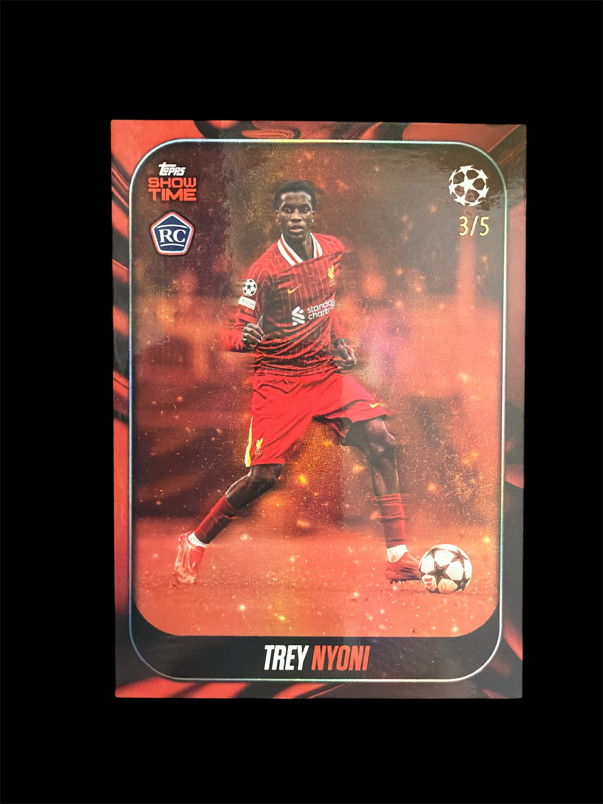 Trey Nyoni RC /5 Topps Showtime UCL 2025