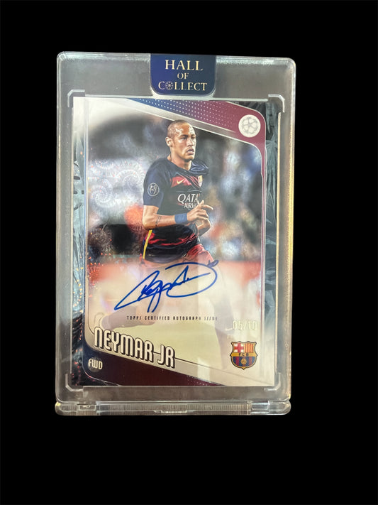 Neymar jr Auto /10 Topps Carnaval UCC 2025/26