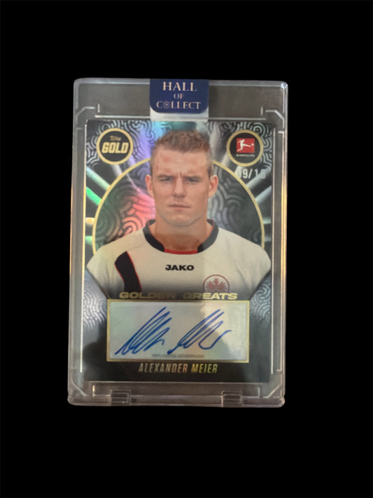 Alexander Meier Auto /10 Topps Gold Bundesliga 2026